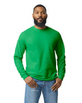 Gildan G540 Heavy Cotton Long Sleeve T-Shirt - Irish Green - model front