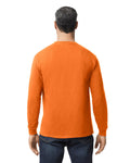 Gildan G540 Heavy Cotton Long Sleeve T-Shirt - Orange - model back