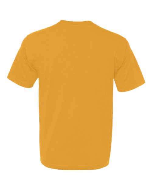 Bayside 5040 Unisex USA-Made Midweight T-Shirt - Gold - back