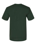 Bayside 5040 Unisex USA-Made Midweight T-Shirt - Hunter Green - back