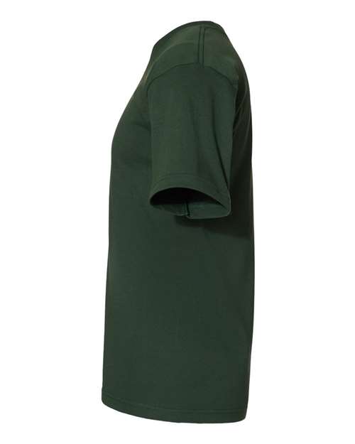 Bayside 5040 Unisex USA-Made Midweight T-Shirt - Hunter Green - side