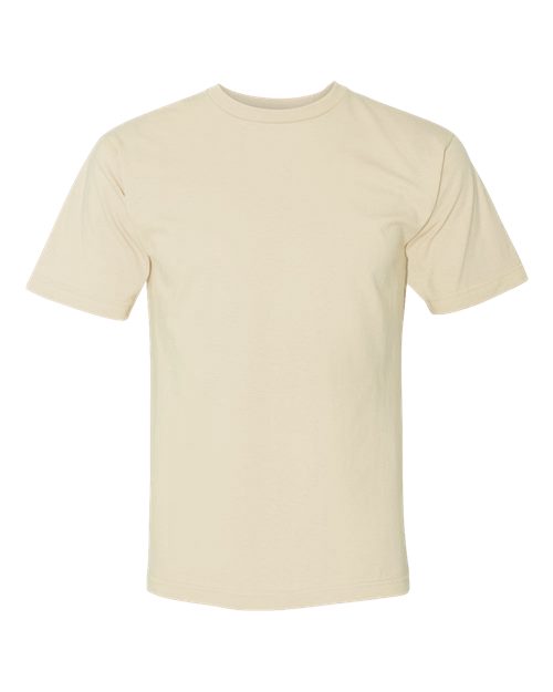 Bayside 5040 Unisex USA-Made Midweight T-Shirt - Natural - front