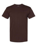 Bayside 5100 Unisex USA-Made Heavyweight T-Shirt - Chocolate - front