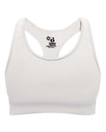 Badger 2636 Girls' B-Sport Bra Top - White - front