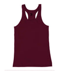 Badger 4166 Women’s B-Core Racerback Tank Top - Maroon - front