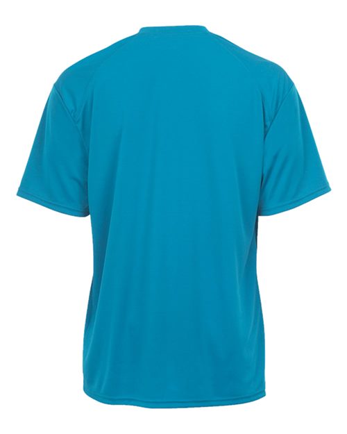Alleson Athletic 7930 Men's B-Core Placket Jersey - Electric Blue - back