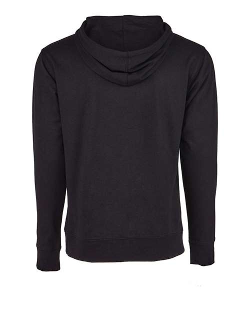Next Level 9301 Unisex Laguna Hoodie Sweatshirt - Black/ Black - back