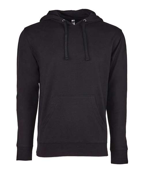 Next Level 9301 Unisex Laguna Hoodie Sweatshirt - Black/ Black - front