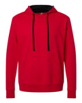 Next Level 9301 Unisex Laguna Hoodie Sweatshirt - Red/ Black - front