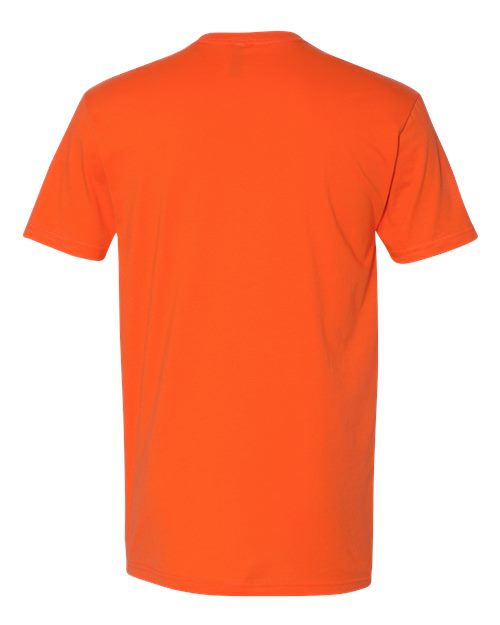 Next Level 3600 Unisex Cotton T-Shirt - Classic Orange - back