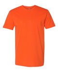 Next Level 3600 Unisex Cotton T-Shirt - Classic Orange - flat front