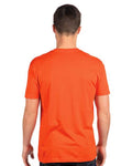 Next Level 3600 Unisex Cotton T-Shirt - Classic Orange - model back