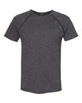 Next Level 2050 Men's Mock Twist Raglan T-Shirt - Black - front