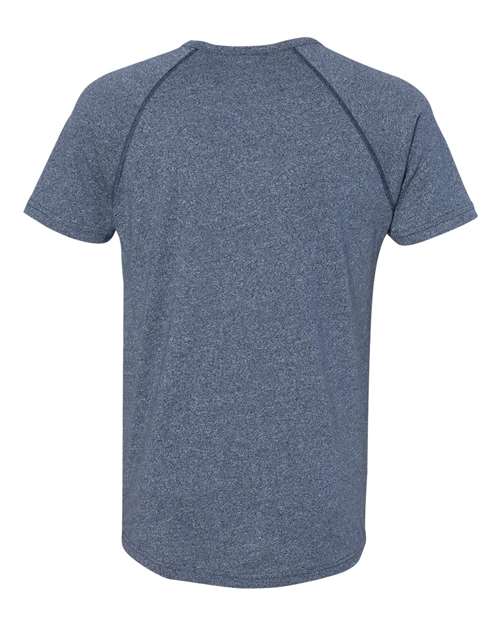 Next Level 2050 Men's Mock Twist Raglan T-Shirt - Indigo - back