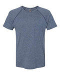 Next Level 2050 Men's Mock Twist Raglan T-Shirt - Indigo - front
