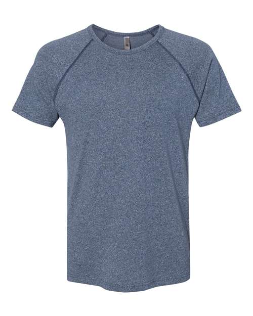 Next Level 2050 Men's Mock Twist Raglan T-Shirt - Indigo - front