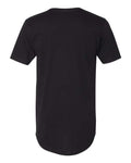 Next Level 3602 Men's Cotton Long Body T-Shirt - Black - back