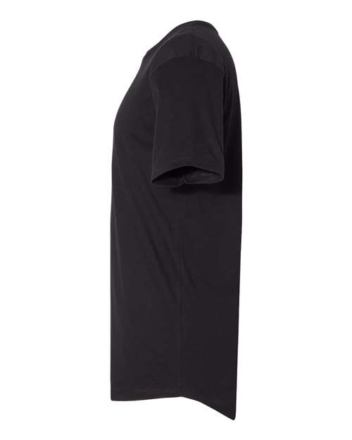 Next Level 3602 Men's Cotton Long Body T-Shirt - Black - side