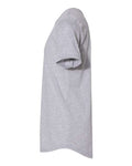 Next Level 3602 Men's Cotton Long Body T-Shirt - Heather Grey - side