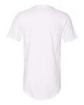 Next Level 3602 Men's Cotton Long Body T-Shirt - White - back
