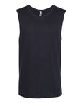 Next Level 6333 Men's Lightweight Cotton/Poly Muscle Tank - Black - front