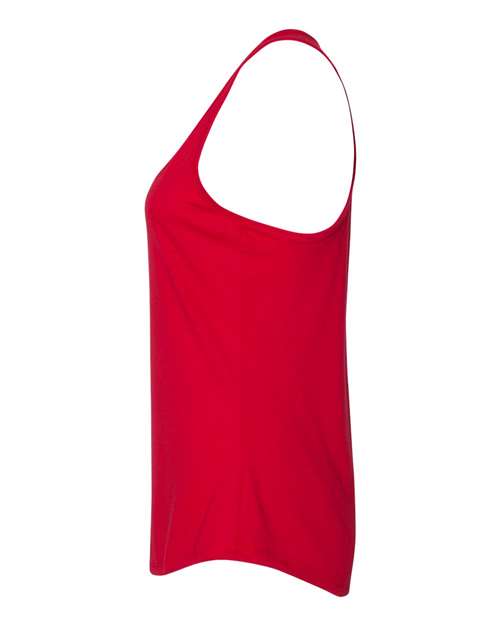 Next Level 6338 Women's Gathered Racerback Tank - Red - side