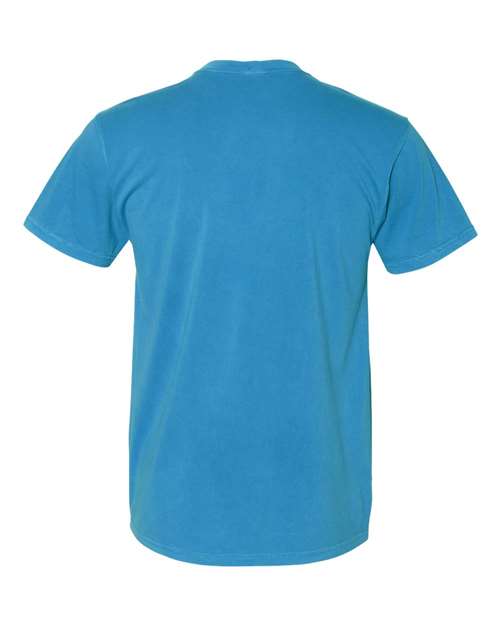 Next Level 7410 Unisex Inspired Dye T-Shirt - Ocean - back