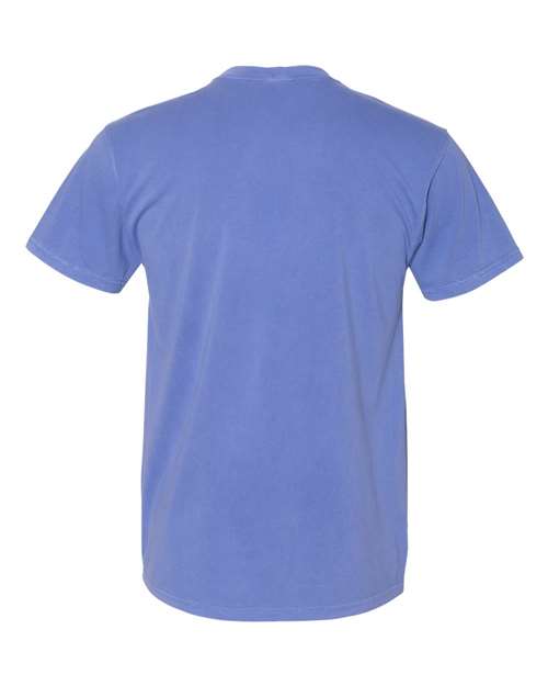Next Level 7410 Unisex Inspired Dye T-Shirt - Peri Blue - back
