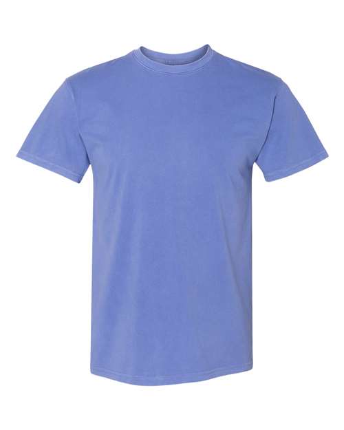 Next Level 7410 Unisex Inspired Dye T-Shirt - Peri Blue - front