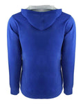Next Level 9601 Unisex Laguna Full-Zip Hoodie Sweatshirt - Royal/ Heather Grey - back