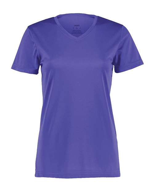 Augusta Sportswear 1790 Women's Nexgen Performance V-Neck T-Shirt - Purple - front