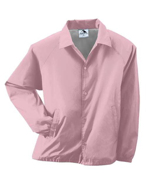 Augusta Sportswear 3100 Men's Coach's Jacket - Light Pink - front