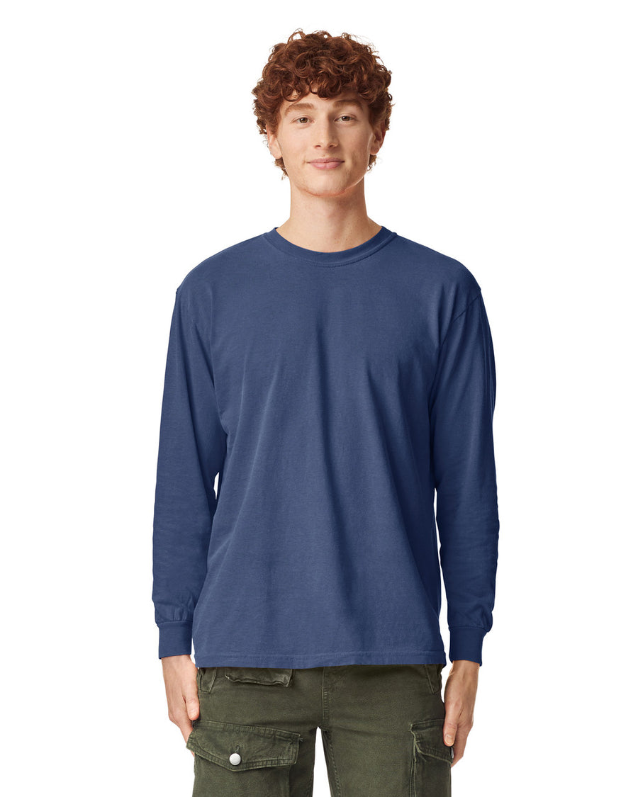 Comfort Colors 6014 Long Sleeve - China Blue - model front