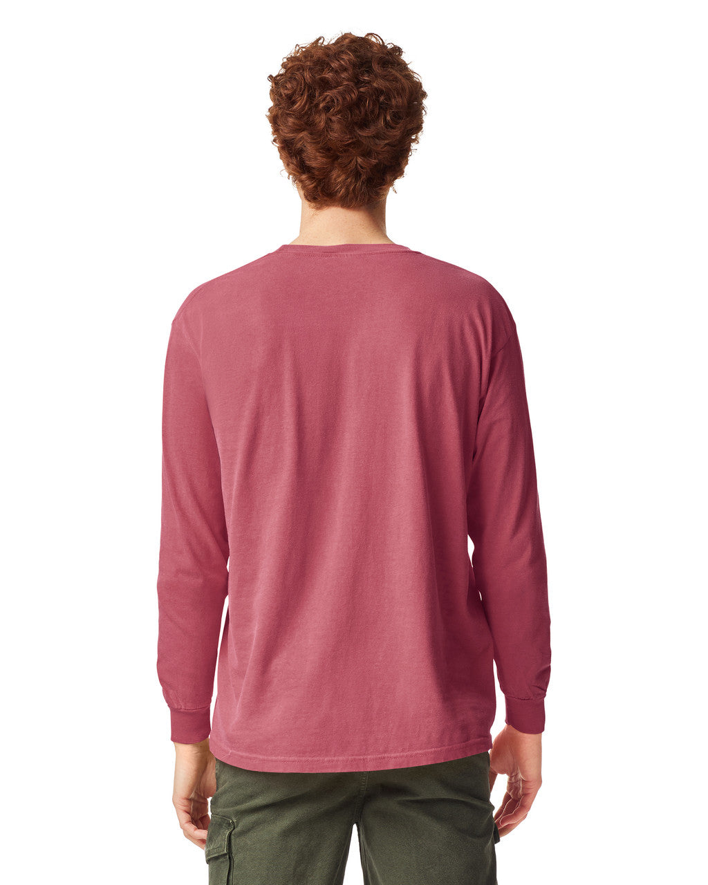 Comfort Colors 6014 Long Sleeve - Brick - model back