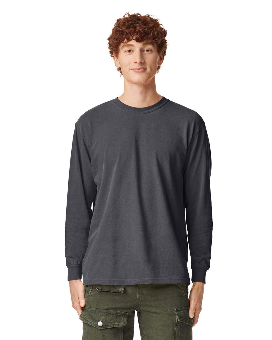 Comfort Colors 6014 Long Sleeve - Graphite - model front