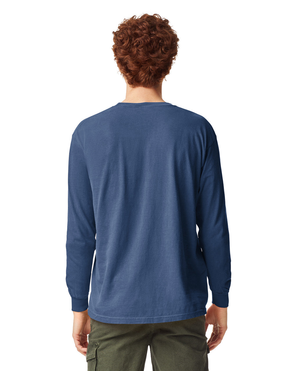 Comfort Colors 6014 Long Sleeve - Midnight - model back