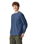 Comfort Colors 6014 Long Sleeve - Midnight - model side