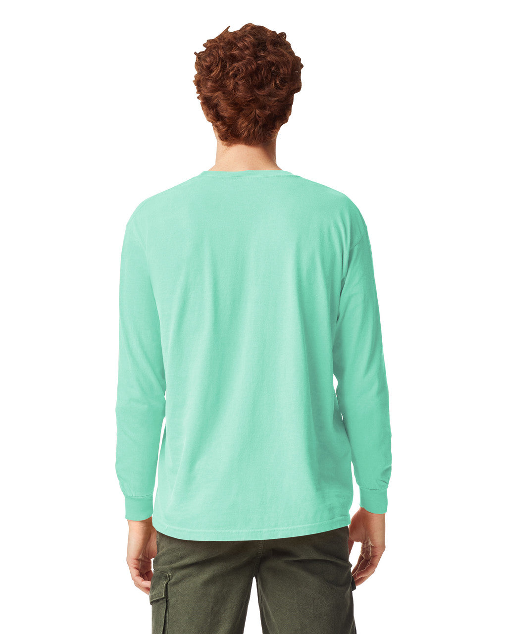 Comfort Colors 6014 Long Sleeve - Island Reef - model back