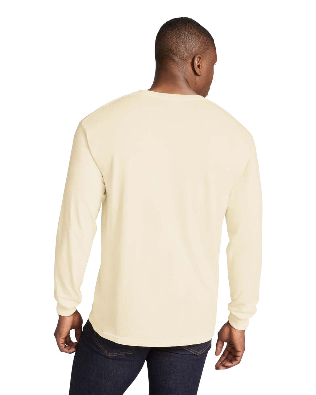 Comfort Colors 6014 Long Sleeve - Ivory - model back