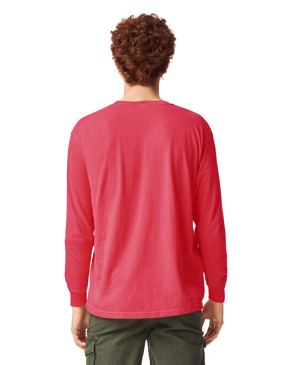 Comfort Colors 6014 Long Sleeve - Paprika - model back