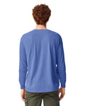 Comfort Colors 6014 Long Sleeve - Flo Blue - model back