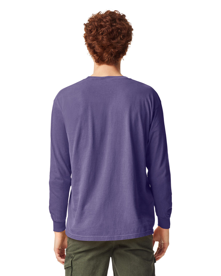 Comfort Colors 6014 Long Sleeve - Grape - model back