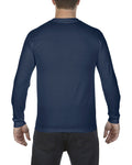 Comfort Colors 6014 Long Sleeve - True Navy - model back