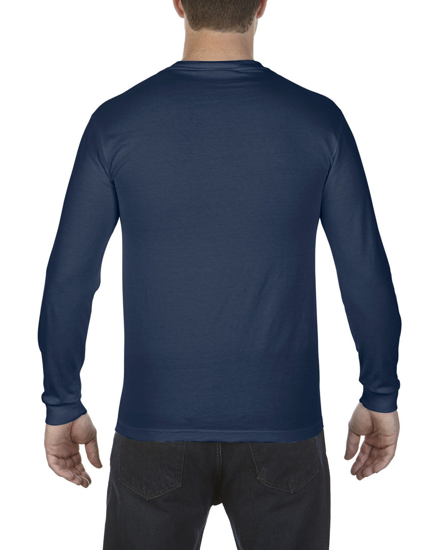 Comfort Colors 6014 Long Sleeve - True Navy - model back