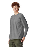 Comfort Colors 6014 Long Sleeve - Grey - model side