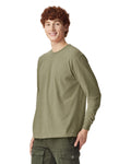 Comfort Colors 6014 Long Sleeve - Khaki - model side