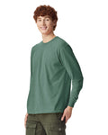 Comfort Colors 6014 Long Sleeve - Light Green - model side