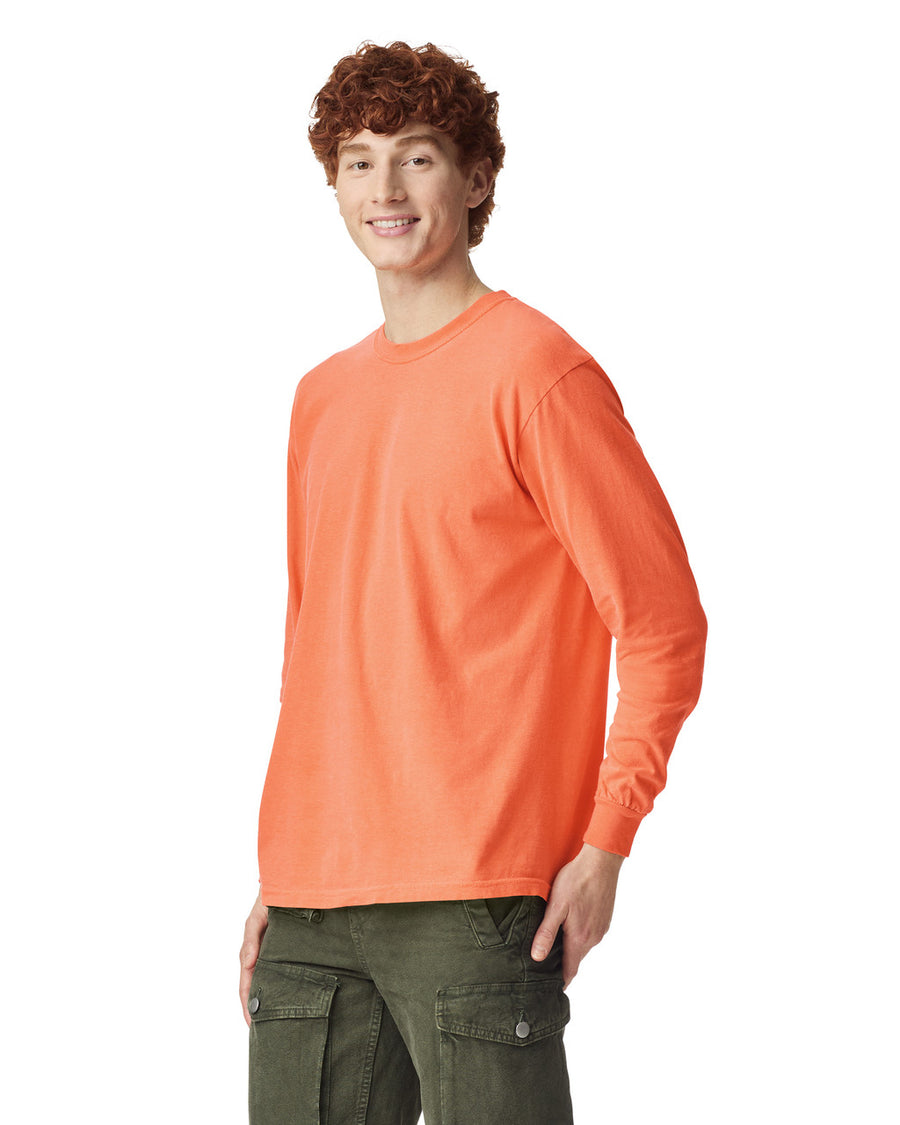 Comfort Colors 6014 Long Sleeve - Melon - model side