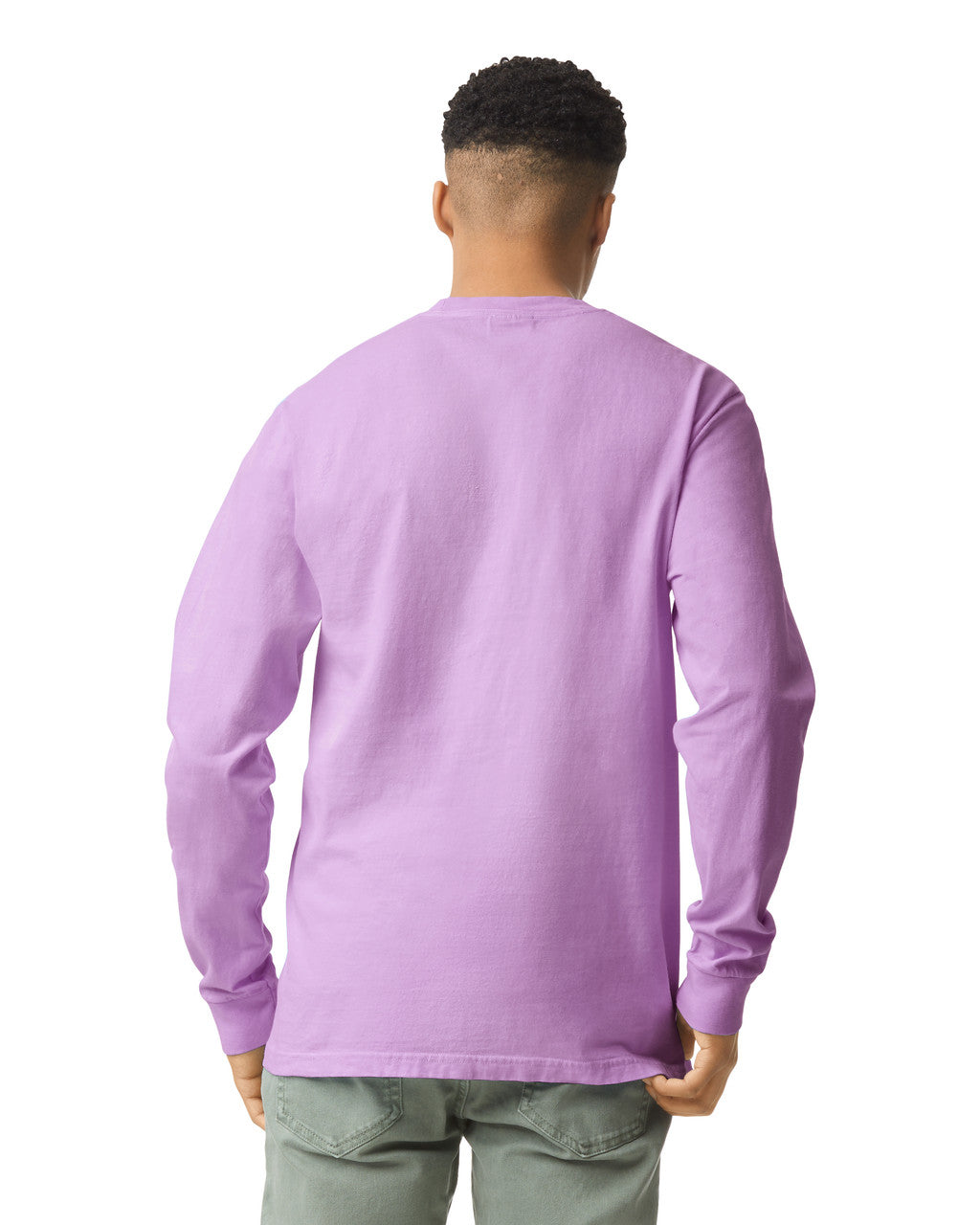 Comfort Colors 6014 Long Sleeve - Orchid - model back