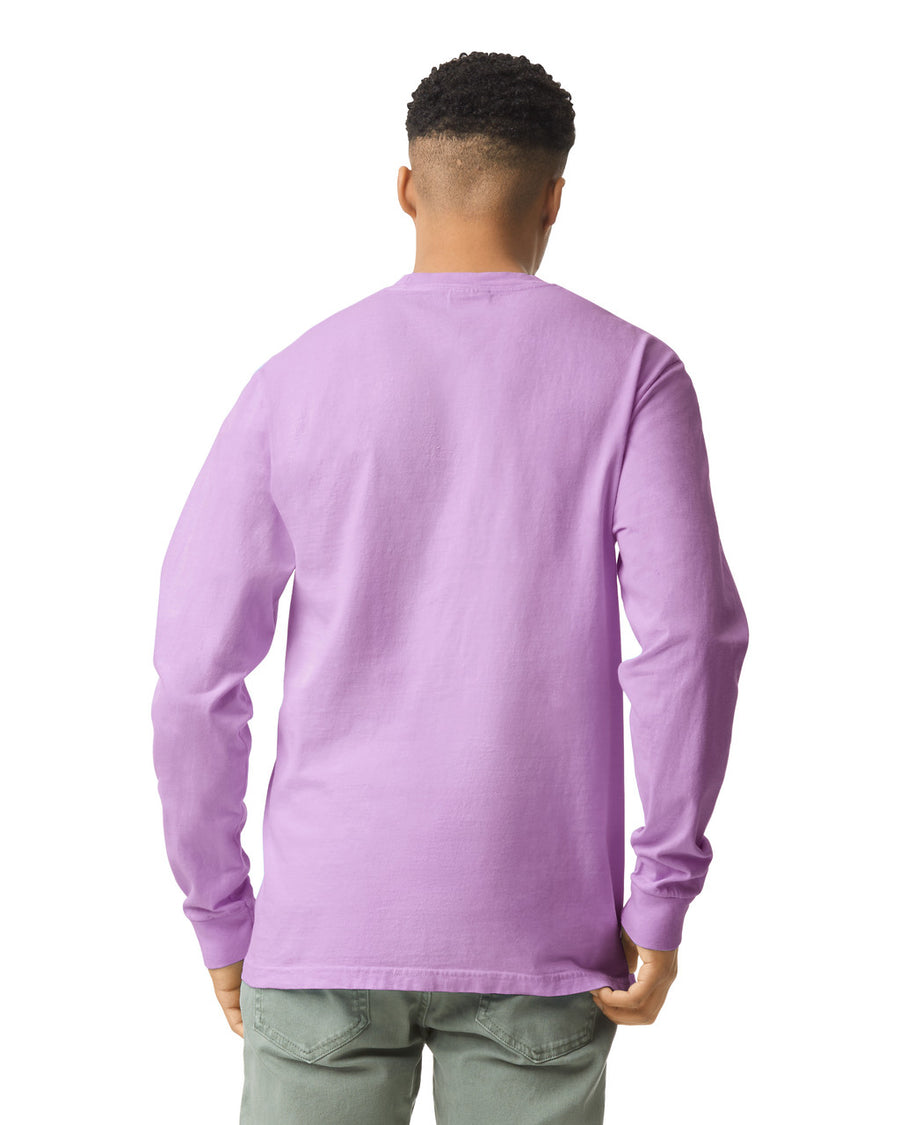 Comfort Colors 6014 Long Sleeve - Orchid - model back